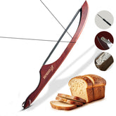 16.7 Inch Acacia Wood Stainless Steal Serrated Bread Knife