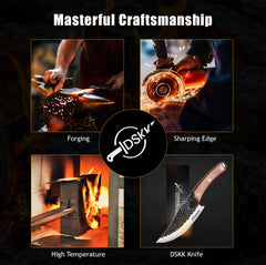 Japanese Hand Forged Carbon Steel 9.5 Inch Chef Knife