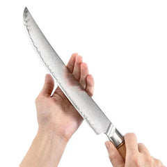 Blissful Edge Series 10 Inch Damascus Steel Carving Knife