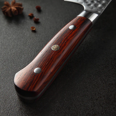 5pcs Knife Set 67 Layers Damascus Steel Rosewood Handle - B9H