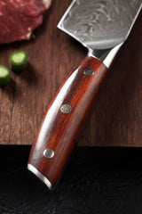 DSKK B27 67 Layers Damascus Steel Chef Knife with Rosewood Handle