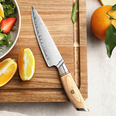 Blissful Edge Series 3.5 Inch Damascus Steel Paring Knife