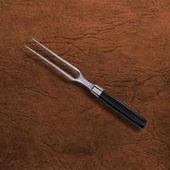 B1Z 6 inch Fork 430 stainless Steel having Nature ebony wood Handle