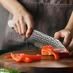 5 Pcs Damascus Kitchen Chef Knife Set With G10 Handle