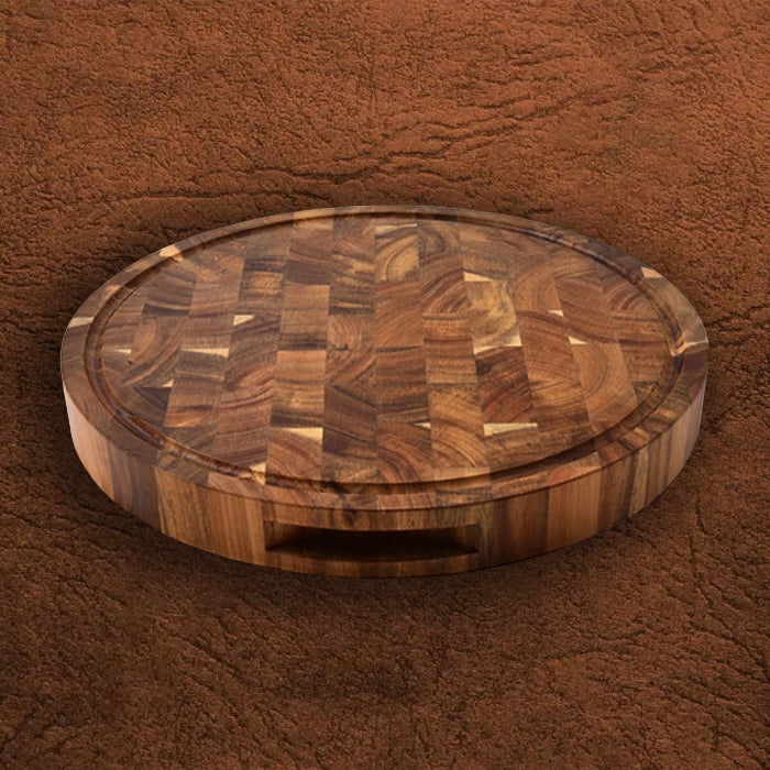 Premium End Grain Acacia Wood Cutting Board 420x320x26 – Durable, Knife-Friendly & Stylish Kitchen Essential