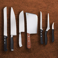 Premium Magnetic Knife Holder for Wall – Handmade in Rich Walnut Wood – Space-Saving & Elegant Kitchen Storage Solution