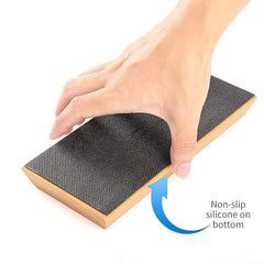 Blue Whetstone with Bamboo Base, Angle Guide 1000#/6000#