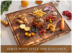 Best Quality End Grain Acacia Wood Cutting Board 02 (350*250*26)