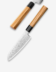 Precision Master Series 5.5 Inch Damascus Steel Santoku Knife