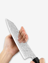 Precision Master Series 8.5 Composite Steel Bunka Knife With Red Wood Handle