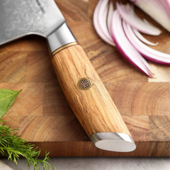 Blaze Series 7.5 Inch Damascus Steel Cleaver Knife