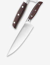 Bias Cut Series 8 Inch German Steel Chef Knife Having Red Sandalwood Handle