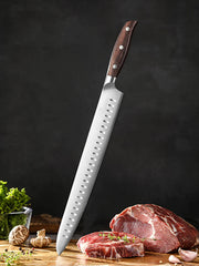 Bias Cut Series 12 Inch Granton German Steel Carving Knife