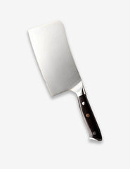 B13 Stainless 7 Inch Bone Chopper, German 1.4116 Steel, Having Nature Ebony Wood Handle