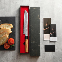 Prime Series 8.5 Inch Damascus Steel Bread Knife