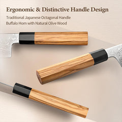 Precision Master Series Damascus Steel 5.5 Inch Utility Knife