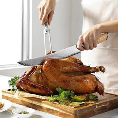 Blissful Edge Series 10 Inch Damascus Steel Carving Knife