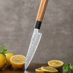 Precision Master Series Damascus Steel 5.5 Inch Utility Knife