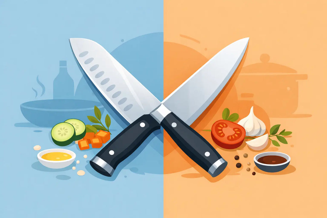 Santoku Knife vs Chef Knife for Everyday Cooking