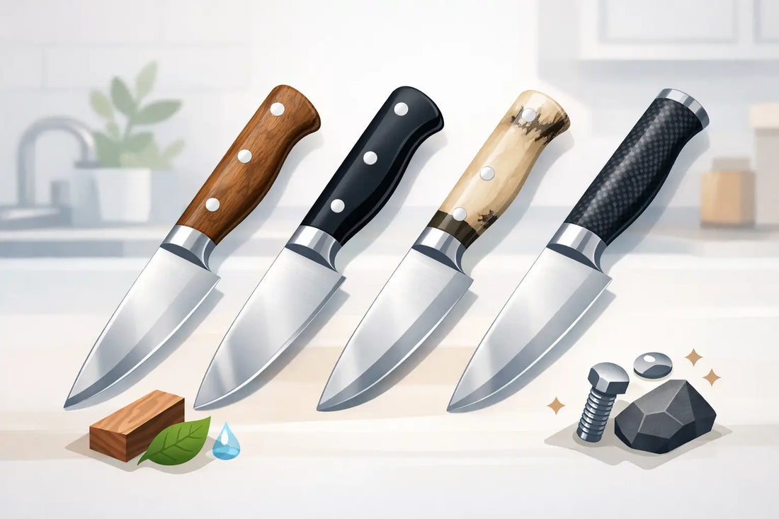 Kitchen Knife Handle Materials Compared Clearly