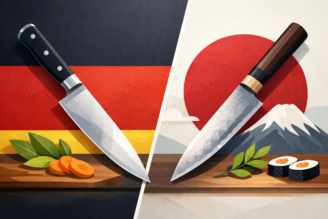German vs Japanese Knife Steel for Your Kitchen