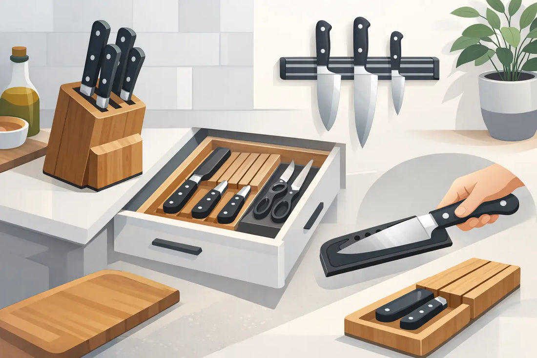 How to Store Kitchen Knives Without Dulling Them