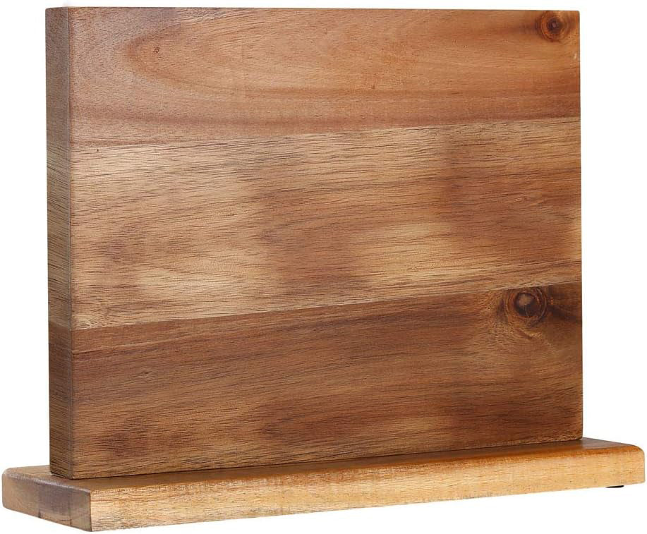 Best Quality Magnetic Knife Block in Acacia Wood