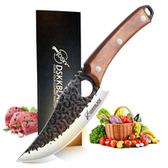 Japanese Hand Forged Carbon Steel 9.5 Inch Chef Knife