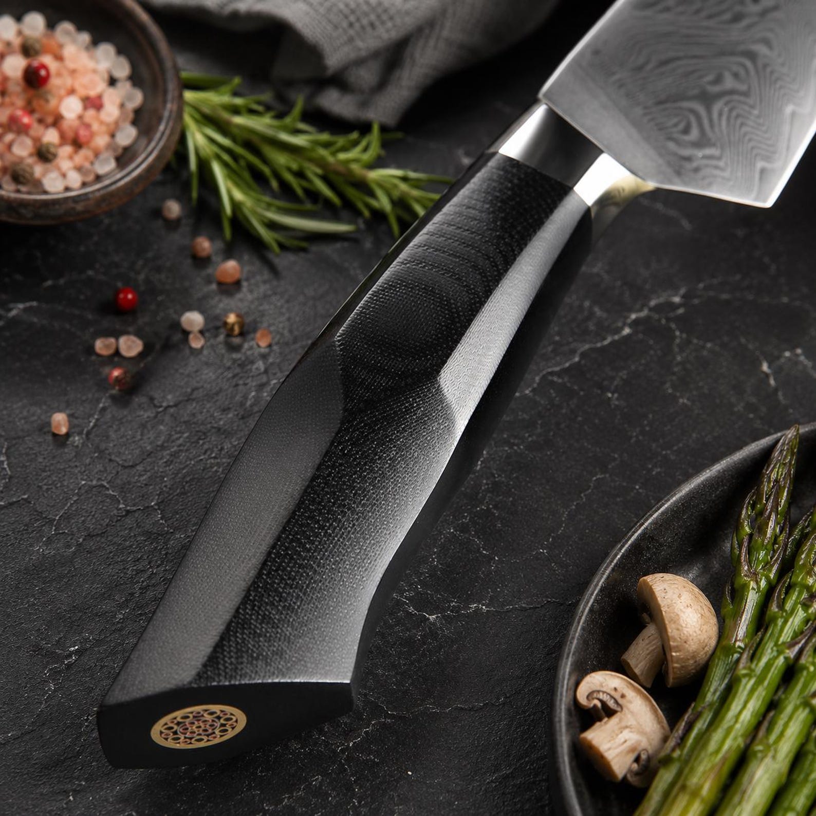 Bold Zenith Series 5pcs Damascus Steel Knife Set