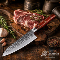 Batonnet Series 8 inch Damascus Steel Chef Knife