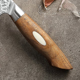 Black Wolf Series 7 Inch Damascus Steel Nakiri Knife