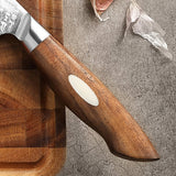 Black Wolf Series 5.5 Inch Damascus Steel Santoku Knife