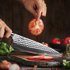 DSKK 30R: High-End Kitchen Chef Knife with Natural Rosewood Handle