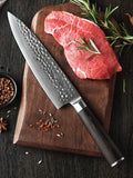 Black Hawk Series 8 inch Damascus Steel Chef Knife