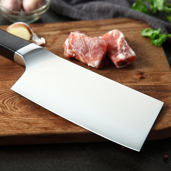 Blade Elite Series 6.5 inch German Steel Cleaver Knife With Nature Ebony Wood Handle