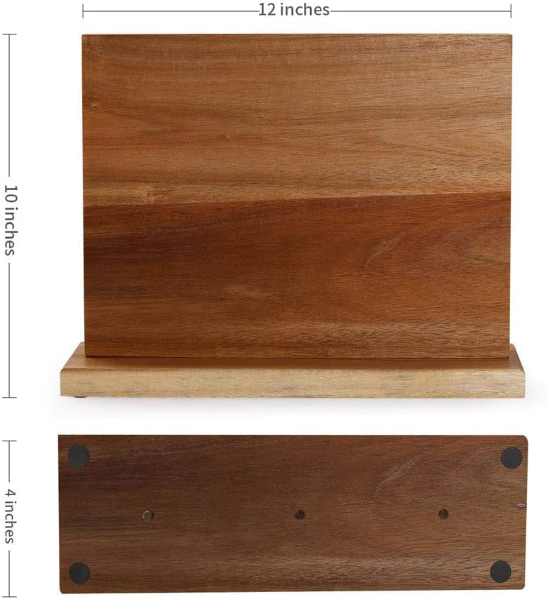 Best Quality Magnetic Knife Block in Acacia Wood