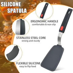 Silicone Turner Set of 3 Spatula