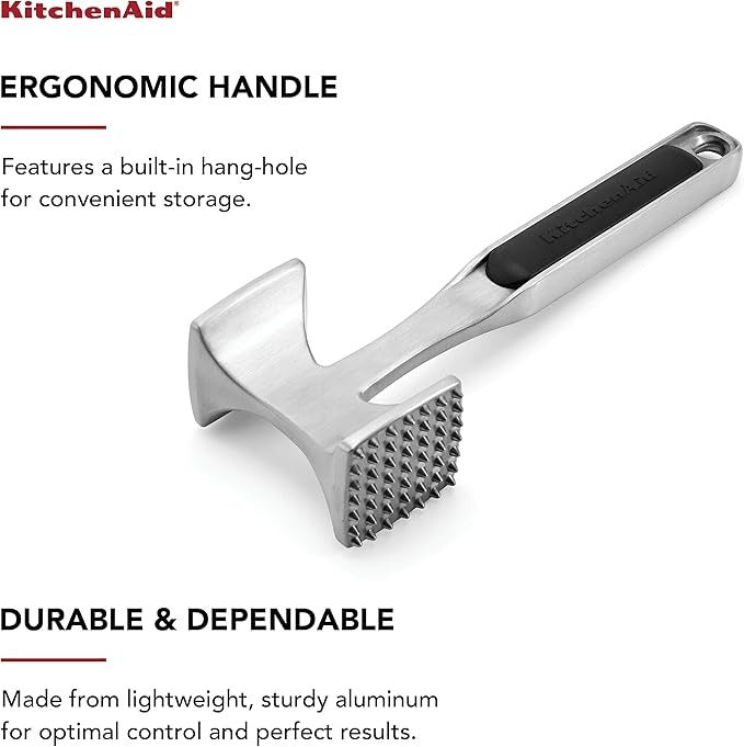 Gourmet Multi Sided Meat Tenderizer for Pounding Meats