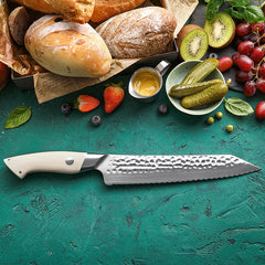 5 Pcs Damascus Kitchen Chef Knife Set With G10 Handle