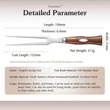 Bold Dynasty Series 5 Inch Steel Fork With Ironwood Handle