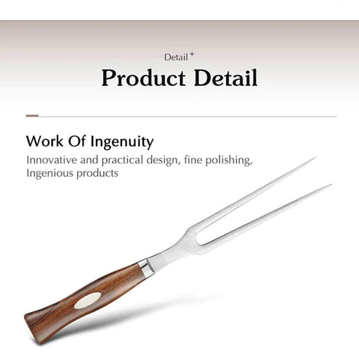 Bold Dynasty Series 5 Inch Steel Fork With Ironwood Handle