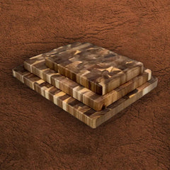 Premium End Grain Acacia Wood Cutting Board 05 – Durable Chopping Surface with Natural Wood Grain for Stylish Kitchen Use
