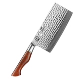 B30R 7 Inch Cleaver Knife, 73 Layers Damascus Steel With Powder Steel Having Nature Rosewood