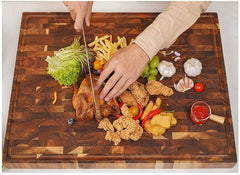 Best Quality End Grain Acacia Wood Cutting Board 02 (350*250*26)