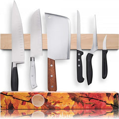 Best Quality Magnetic Knife Holder For Wall Made In Maple Wood