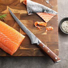 Bold Radiance Series 7 inch Damascus steel Boning Knife