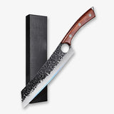 Hand Forged Purple Dragon Chef Cleaver Knife for Meat & Vegetable