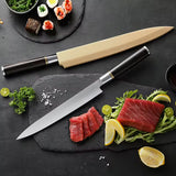DSKK 240 Sashimi Knife + Wooden Sheath, Having Ebony Handle