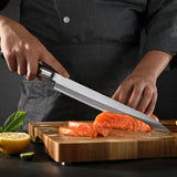 DSKK 240 Sashimi Knife + Wooden Sheath, Having Ebony Handle