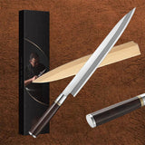 DSKK 300 Sashimi Knife+ Wooden Sheath, 7Cr17MoV Having Ebony Handle